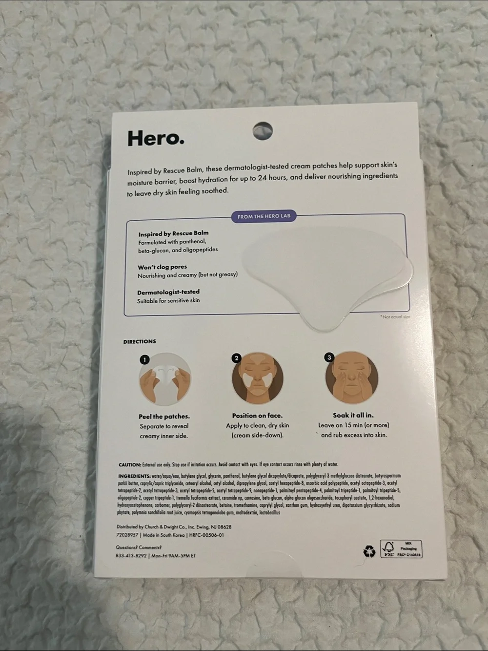 NWT Hero Cosmetics Rescue Patch